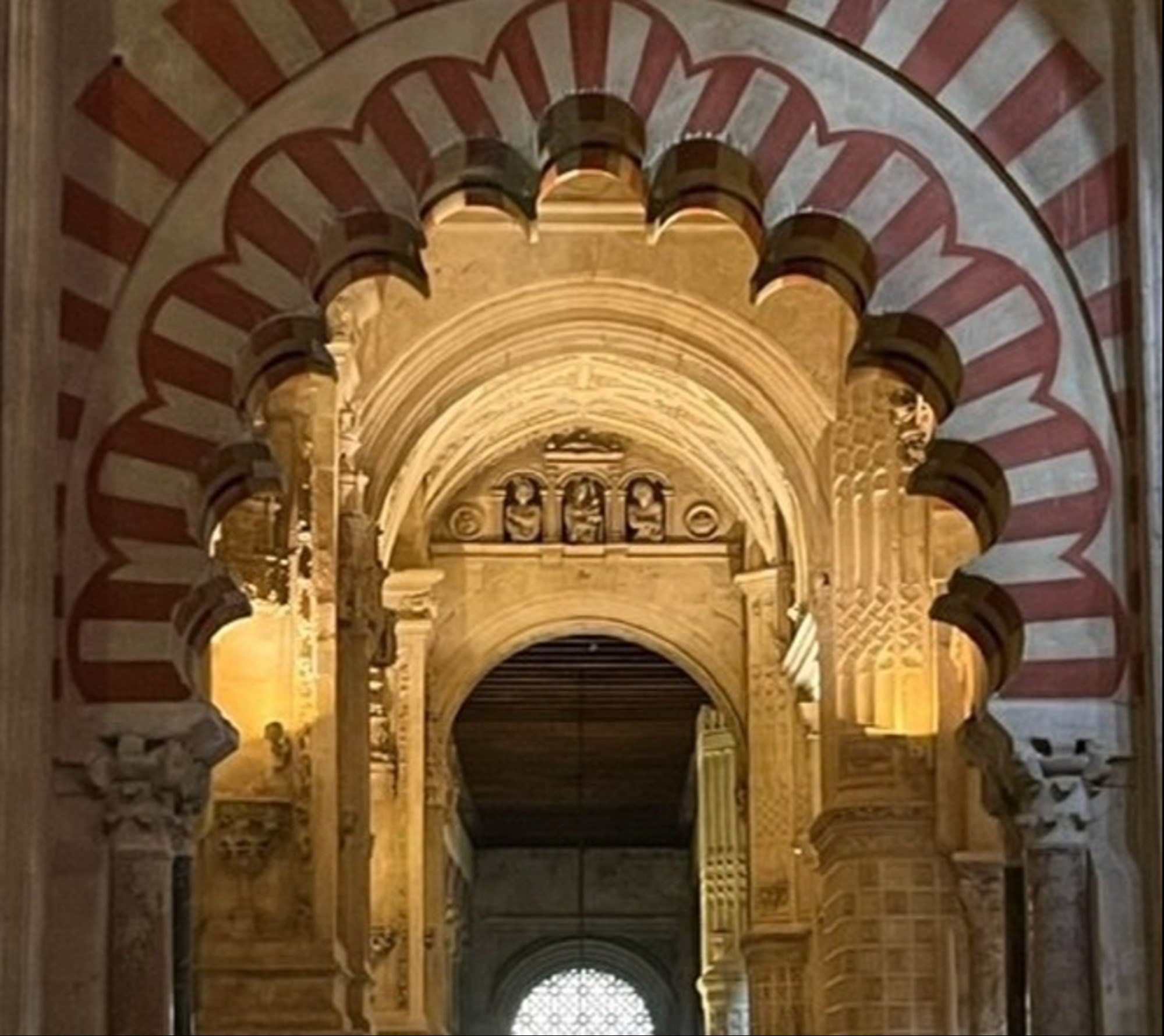 This double layer arch was apparently typical of Islamic arches-  © Sandy Green