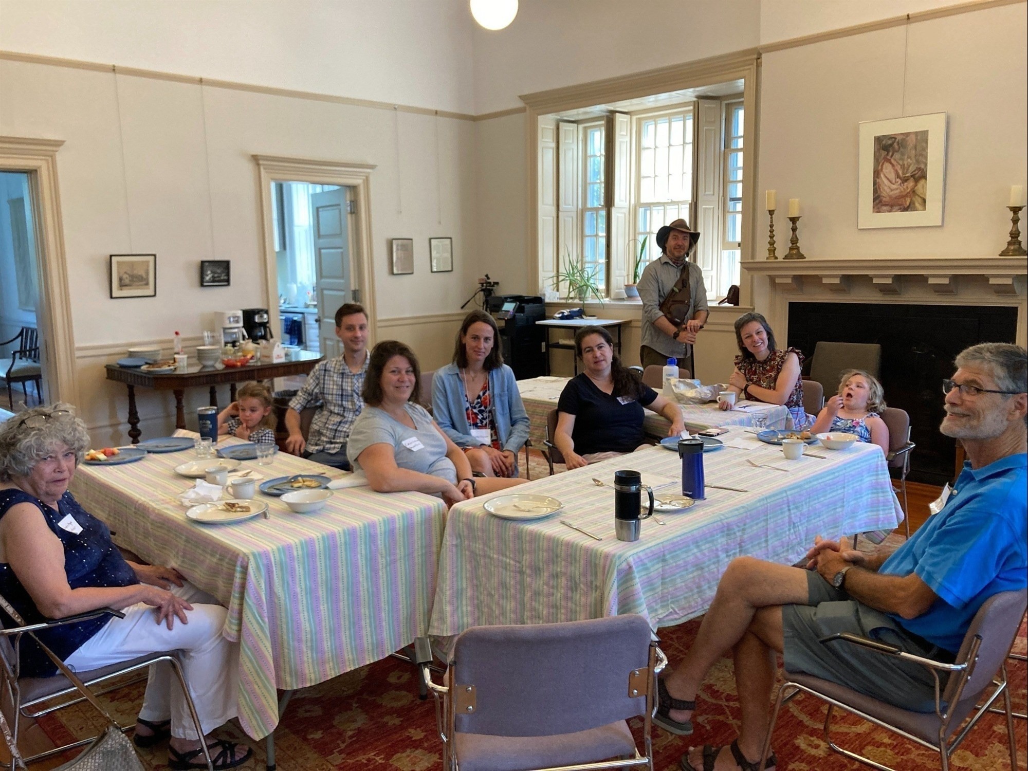 Parents and others interested in preparing for the fall's Children's Meeting met for a pancake breakfast on Sunday, August 6 to plan the next steps. 