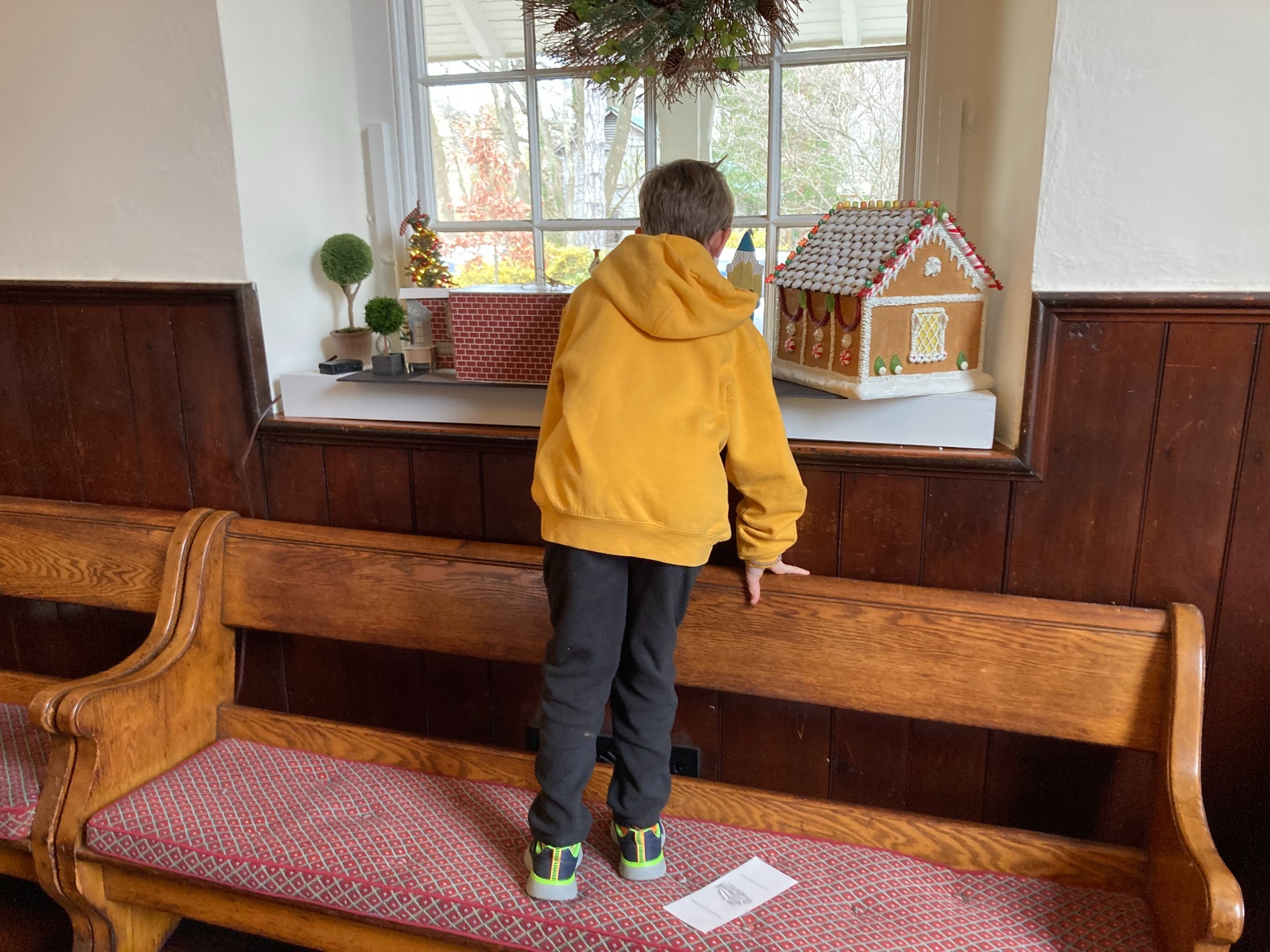 The Quaker mouse houses, created by Grace, are fascinating to children of all ages!